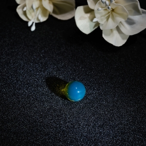12.5mm多米尼加蓝珀圆珠