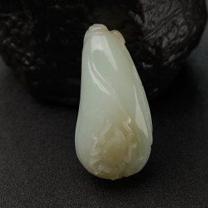 山料和田白玉多子多福吊坠