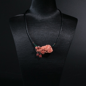 MOMO珊瑚鸟语花香项链