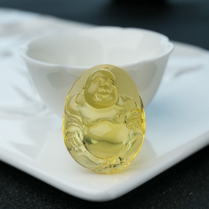 金珀佛吊坠
