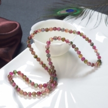 6mm西瓜碧玺多圈手串