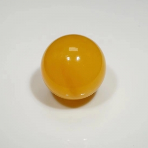 29mm鸡油黄蜜蜡圆珠配件