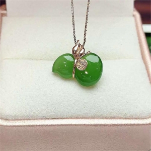 18K碧玉葫芦吊坠