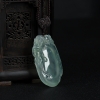 天然冰种浅绿翡翠广寒仙子吊坠-红掌柜