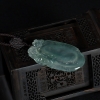 缅甸天然冰种翡翠广寒仙子吊坠-红掌柜