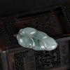 缅甸糯种飘花翡翠金枝玉叶吊坠-红掌柜