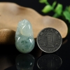 糯种飘花翡翠吊坠-红掌柜