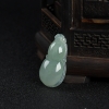 缅甸糯种灰绿翡翠福禄吊坠-红掌柜