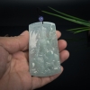 天然糯冰种翡翠普贤吊坠-红掌柜