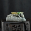 缅甸天然糯种翡翠希望吊坠-红掌柜