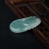 天然翡翠福禄双全吊坠-红掌柜