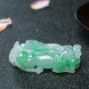 糯种飘翠翡翠吊坠-红掌柜