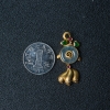 缅甸翡翠金鱼吊坠-红掌柜