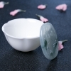 缅甸冰种飘花翡翠大日如来吊坠-红掌柜
