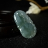 天然糯冰种飘花翡翠葫芦吊坠-红掌柜