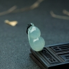 天然缅甸冰种翡翠葫芦吊坠-红掌柜