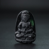 糯冰种墨翠观音吊坠-红掌柜