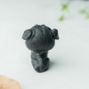 缅甸天然翡翠旺财小摆件-红掌柜
