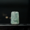 缅甸天然飘翠翡翠午马吊坠-红掌柜