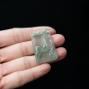 缅甸天然糯冰种飘翠翡翠吊坠-红掌柜