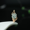 缅甸天然糯冰种飘花翡翠四叶草吊坠-红掌柜
