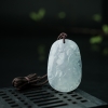 缅甸天然翡翠金玉满堂吊坠-红掌柜