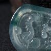冰种飘花翡翠龙牌-红掌柜
