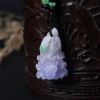豆种春带彩翡翠白菜挂件-红掌柜