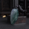 天然冰种飘花翡翠伏魔吊坠 - 红掌柜