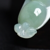 缅甸天然糯种浅绿翡翠吊坠-红掌柜