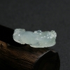 缅甸天然冰种浅绿翡翠貔貅挂件-红掌柜
