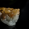 糯种黄翡翠貔貅吊坠-红掌柜
