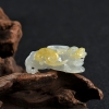 缅甸天然糯种俏色翡翠貔貅吊坠-红掌柜