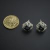 18K金冰糯种耳钉 - 红掌柜珠宝