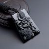 A货天然冰糯种墨翠文殊菩萨吊坠 - 红掌柜
