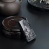 A货天然糯种墨翠普贤菩萨吊坠 - 红掌柜