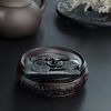 缅甸A货天然糯种墨翠吊坠 - 红掌柜