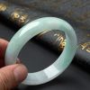 糯种飘绿手镯-红掌柜珠宝