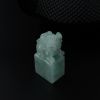 缅甸天然糯种翡翠貔貅印章-红掌柜