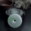 糯种浅绿翡翠平安扣吊坠 - 红掌柜