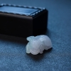 缅甸糯种浅绿翡翠牛吊坠 - 红掌柜