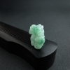缅甸天然糯种飘绿翡翠羊吊坠 - 红掌柜