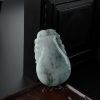 糯种翡翠花瓶吊坠-红掌柜