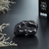 乌鸡种翡翠老鼠摆件-红掌柜