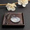 冰种翡翠猴子抱桃吊坠-红掌柜