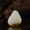 新疆天然和田白玉貔貅吊坠-红掌柜