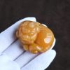 缅甸黄龙玉瑞兽挂坠-红掌柜