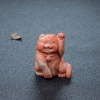 珊瑚招财猫摆件-红掌柜