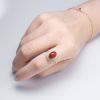 阿卡红珊瑚戒指 - 红掌柜珠宝
