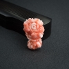 MISU粉红珊瑚花开富贵吊坠-红掌柜